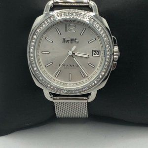 Coach Boyfriend Rhinestone Watch